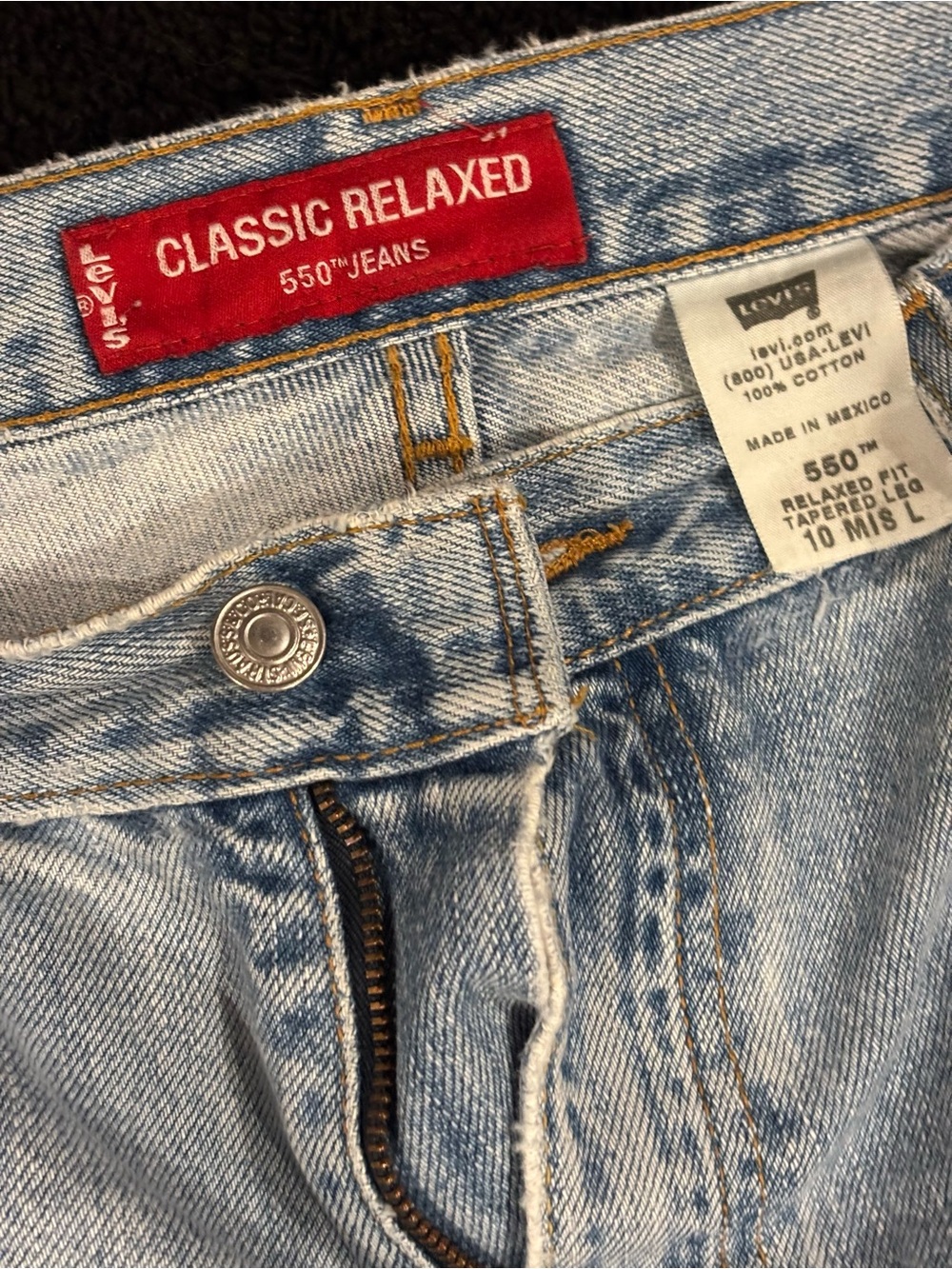 Levi's Classic Relaxed 550 Light Wash Men's Jeans